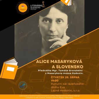 Tomáš Gronský se zaměří na vztah T. G. Masaryka a jeho rodinných příslušníků k Slovensku. V přednášce přiblíží nejen významnou roli, kterou hrála Masarykova dcera v kontextu slovensko-českých vztahů, ale také její vztah k tradiční lidové kultuře, včetně krojů a keramiky.